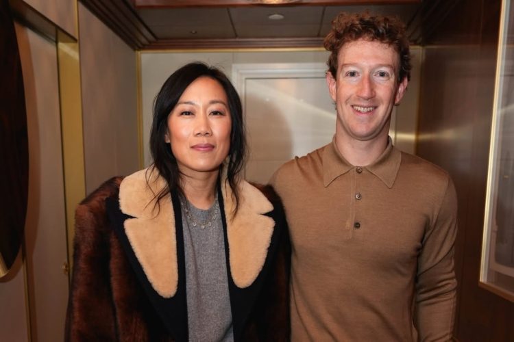 Mark Zuckerberg con la moglie Priscilla