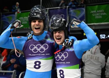 Emanuel Rieder e Simon Kainzwaldner, oro per l'Italia nello slittino doppio maschile