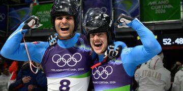 Emanuel Rieder e Simon Kainzwaldner, oro per l'Italia nello slittino doppio maschile