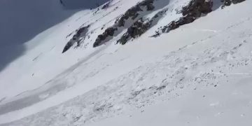 Valanga in Valle d'Aosta