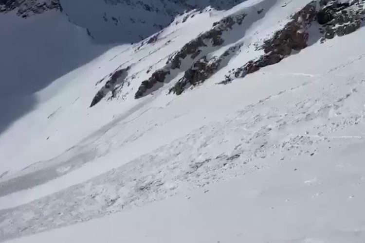 Valanga in Valle d'Aosta