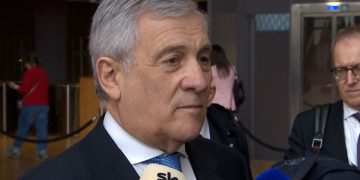 Il ministro degli Esteri Antonio Tajani