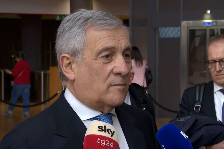 Il ministro degli Esteri Antonio Tajani
