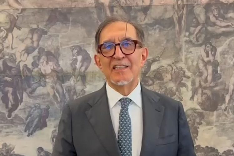 Il presidente del Senato, Ignazio La Russa