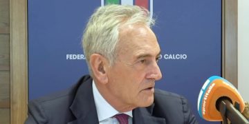 Il presidente della Figc Gabriele Gravina