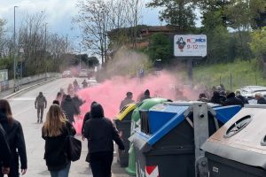 Anarchici a Roma, corteo al Quarticciolo per Ardizzone e Mercogliano