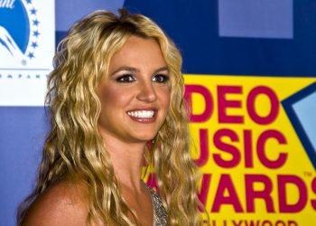 Britney Spears in the press room at the 2008 MTV Video Music