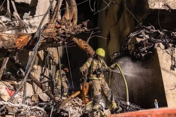 Damage From Airstrikes On Tel Aviv Amid Escalation With Iran