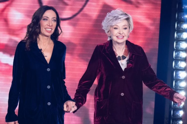 Enrica Bonaccorti con la figlia Verdiana a Verissimo