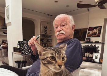 Gino Paoli e la sua gatta