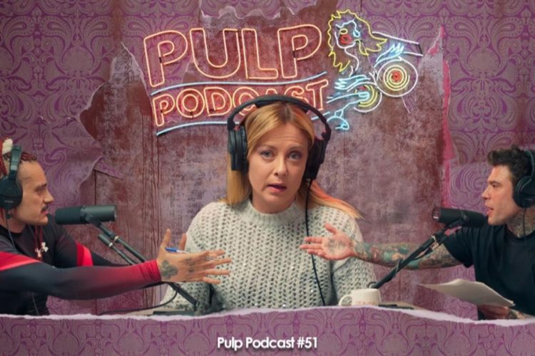 Giorgia Meloni al Pulp Podcast