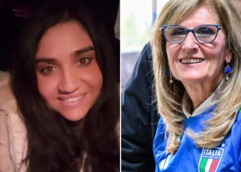 Giuseppina Giugliano e La preside della scuola del Parco verde di Caivano, Eugenia Carfora