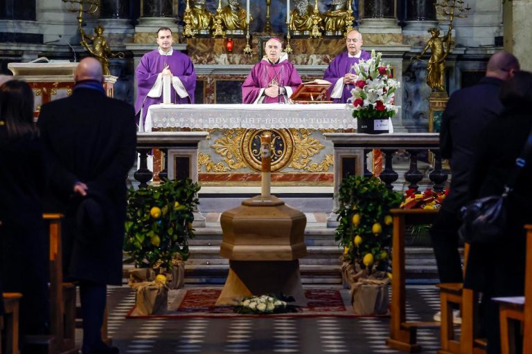 I funerali di Enrica Bonaccorti