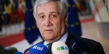 Il ministro degli Esteri Antonio Tajani