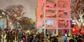 Iranian missile attack in Arad, southern Israel, March 21, 2026