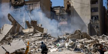 Israel-US Strike Iran Israeli Military Strikes Lebanon, Beirut, on March 18