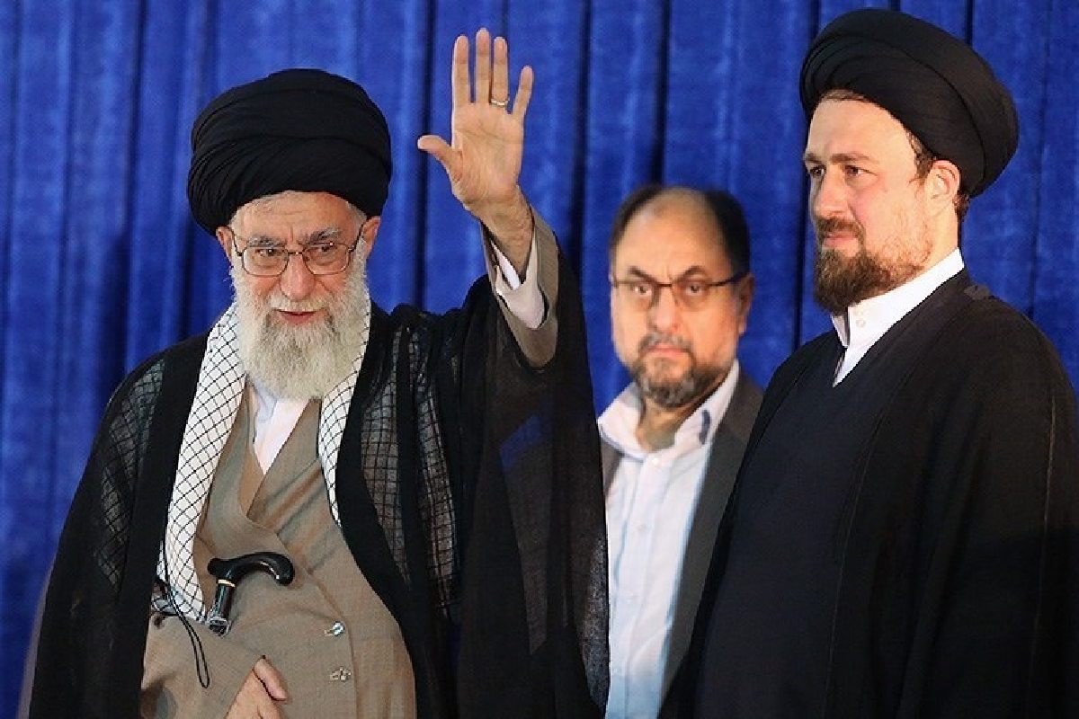 Khamenei assieme a Khomeini