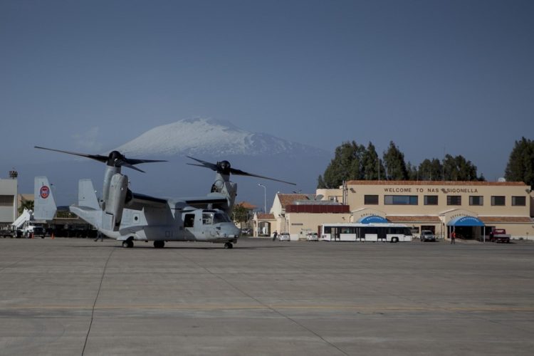 La Base militare Usa di Sigonella