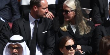 La principessa di Norvegia, Mette-Marit, e suo marito, il principe Hakoon