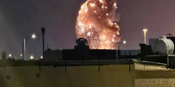 March 18, 2026, Riyadh, Saudi Arabia An explosion in Riyadh