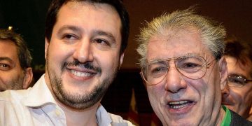 Matteo Salvini e Umberto Bossi