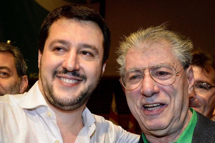 Matteo Salvini e Umberto Bossi