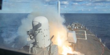 Missili lanciati durante l'operazione Epic Fury