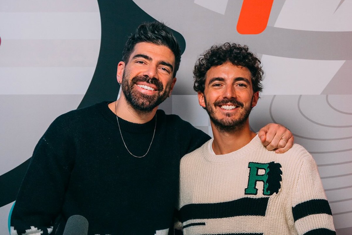 Pecco Bagnaia e Gianluca Gazzoli 