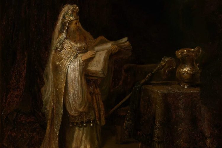 Rembrandt, Visione di Zaccaria nel tempio