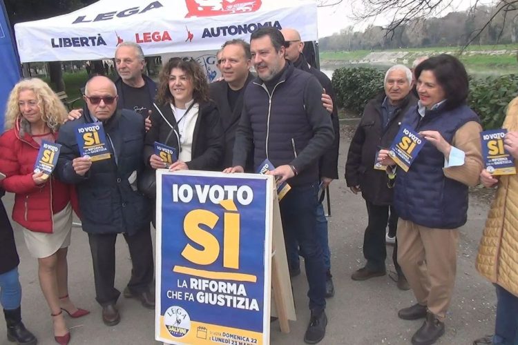 Salvini sul referendum sulla giustizia