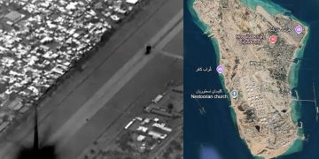 USA bombarda Kharg Island-realDonaldTrump-TruthSocial / Google Earth