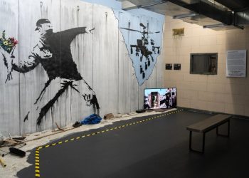 Una delle opere più famose di Banksy contro la guerra