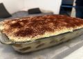 Una teglia di tiramisù