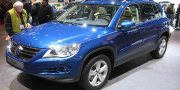 La Volkswagen Tiguan nel 2008