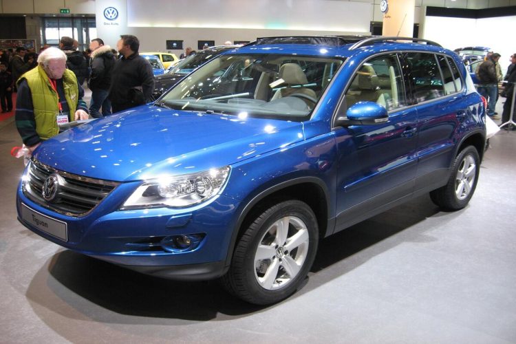 La Volkswagen Tiguan nel 2008
