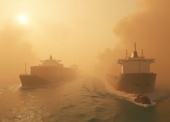 Tempesta di sabbia blocca i traghetti sul Canale di Suez, navigazione a rischio