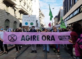 Attivisti di Extinction Rebellion