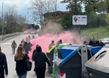 Corteo degli anarchici al Quarticciolo