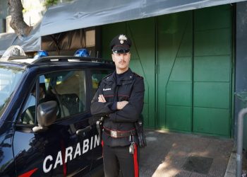 I rilievi dei Carabinieri nei pressi del Divine Club di Bisceglie
