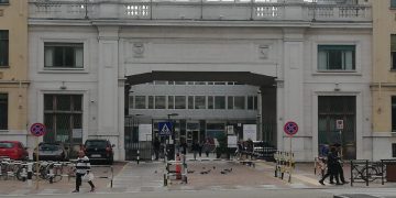 L'esterno dell'ospedale Molinette