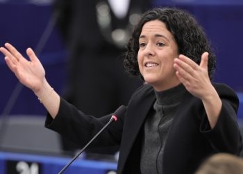 Manon Aubry, leader del gruppo della sinistra radicale The Left al Parlamento europeo