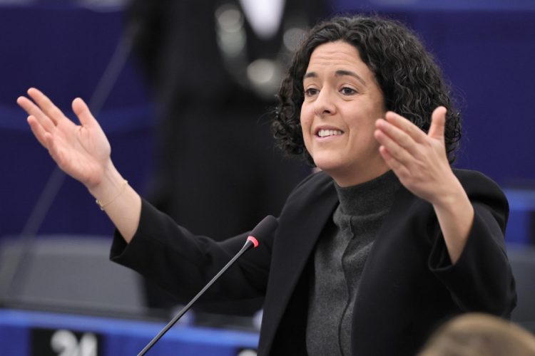 Manon Aubry, leader del gruppo della sinistra radicale The Left al Parlamento europeo