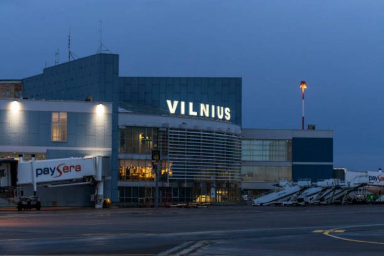 Palloni aerostatici all'aeroporto di Vilnius