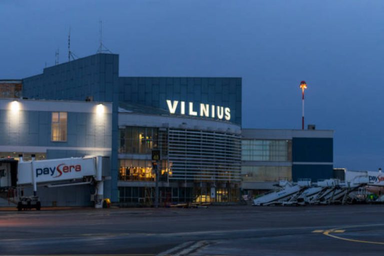 Palloni aerostatici all'aeroporto di Vilnius