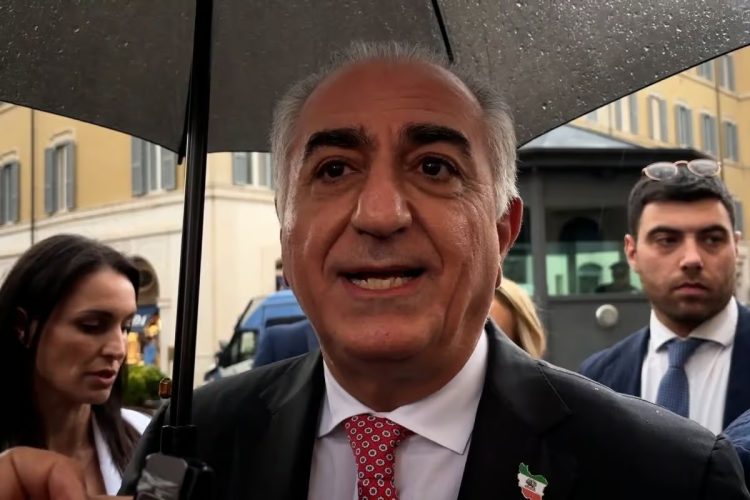 Reza Pahlavi in Italia