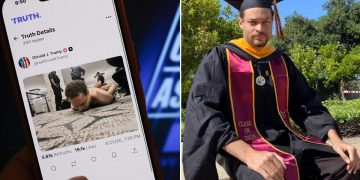 Una foto combo mostra Cole Tomas Allen, 31enne di Torrance in California