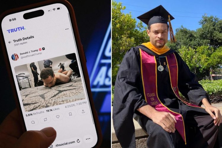 Una foto combo mostra Cole Tomas Allen, 31enne di Torrance in California