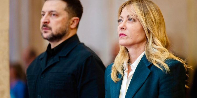 Zelensky in Italia