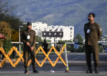 A view of Serena hotel that hosted last round of peace talks between the USA and Iran, in Islamabad, Pakistan, 25 April 2026
