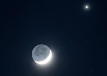 Il bacio tra la Luna e Venere